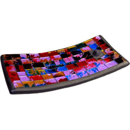Mosaic Incense Plate - Purple Haze