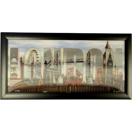 Iconic 3D 23x50cm - London