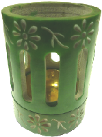 Coloured Incense / Resin Burner- Green