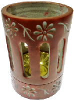 Coloured Incense / Resin Burner- Red