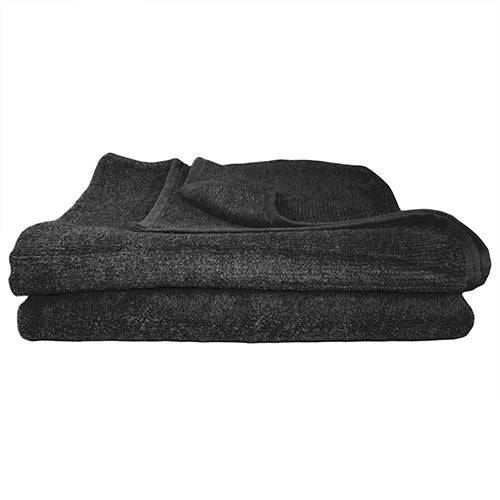 1x Bath Towel Black