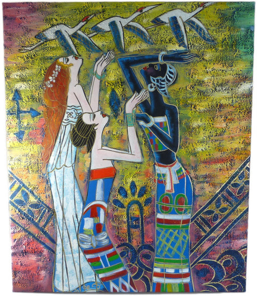 African Girls - 50cm x 60cm