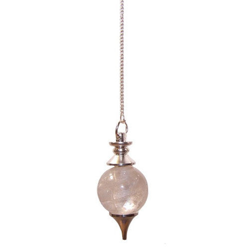 Rock Quartz Sphere Pendulum