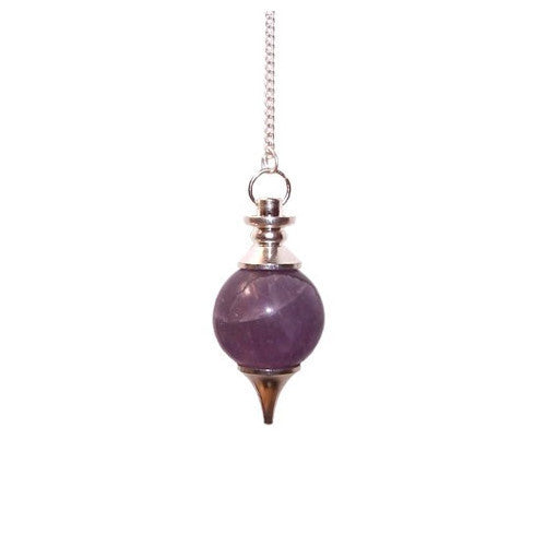 Amethyst Sphere Pendulum