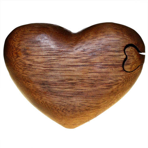 Bali Puzzle Box - Single Heart