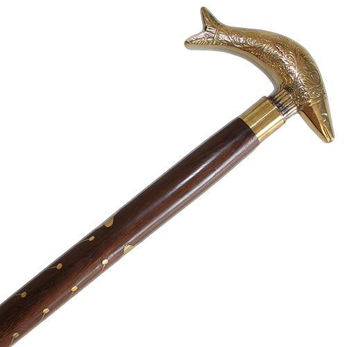 Walking Stick - Fish Topped