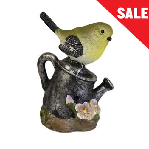 Tweet Alert - Yellow Bird on Watering Can