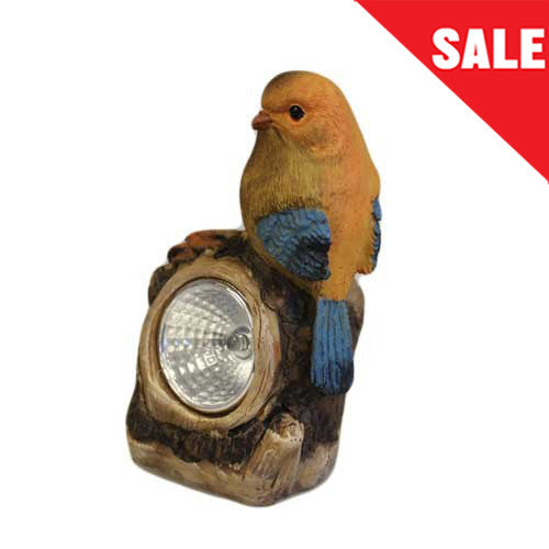 Solar Light - Orange Bird