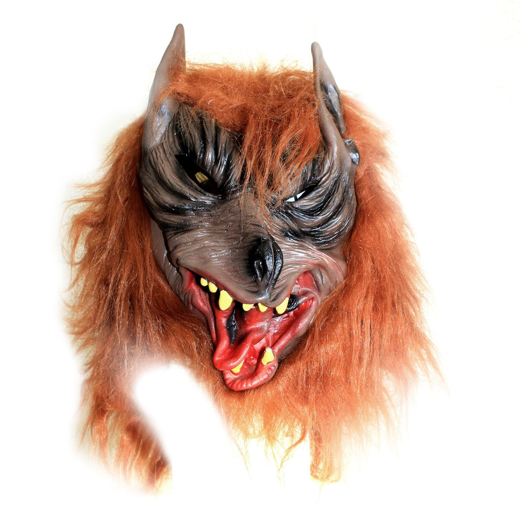 2x Scary Mask - Wolfs Full Heads - 2 Asst