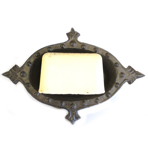 Cast Iron Soap Dish - Arthurian - Natural