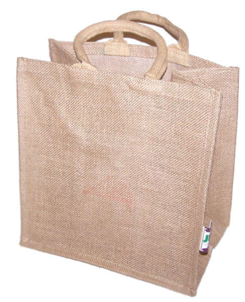 Simple Jute Bag - All Natural - 30cm x 30cm
