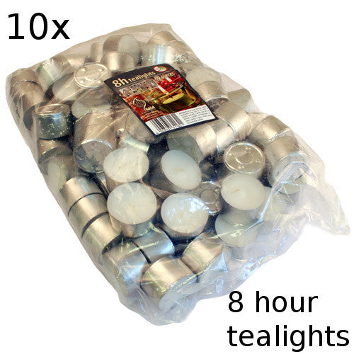 10x Tealights - 8 hour