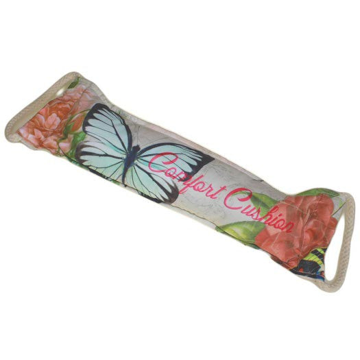 Wheat Cushion - Butterfly & Roses