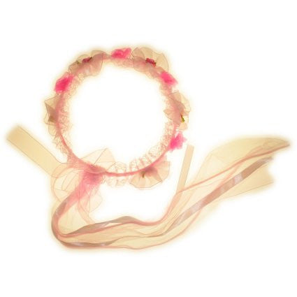Party Hair Bands - Hen Night Pink Veil