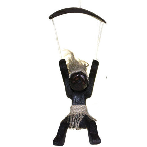 Primative Man Parachutist