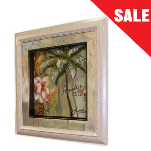 Hand Painted Relief Art - Paradise Club