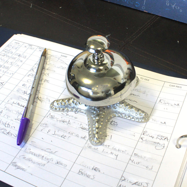 Aluminum Starfish Desk Bell