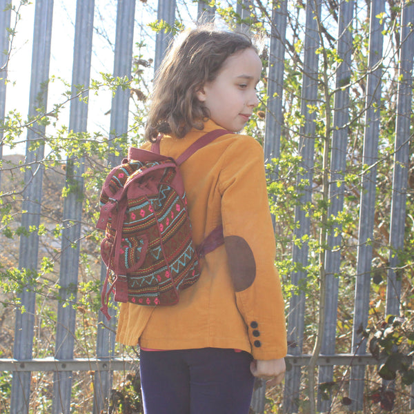 Small Nepali Backpacks - Olive