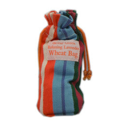 Small Stripy Print 25cm Toggle Wheat Bag
