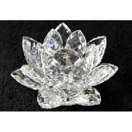Crystal Lotus 100mm - Clear