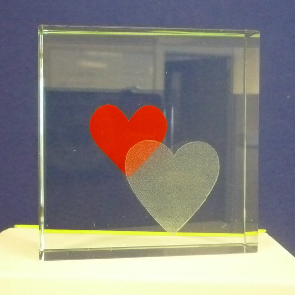 Message Block - Double Heart