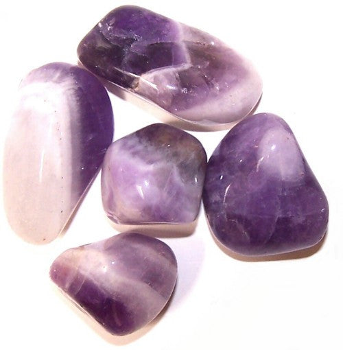 Amethyst Banded Large Tumble Stones