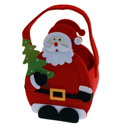 Xmas Felt Bag - Santa